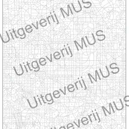 Uitgeverij MUS Kleuren op Letter Kleurboek Stadswandelingen