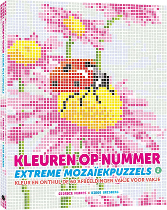 Uitgeverij MUS Kleuren op Nummer: Extreme Mozaïek Kleurboek 2