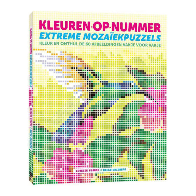Uitgeverij MUS Kleuren op Nummer: Extreme Mozaïek Kleurboek