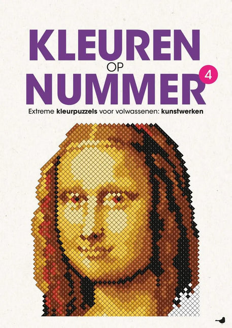 Uitgeverij MUS Kleuren op Nummer Kleurboek 4
