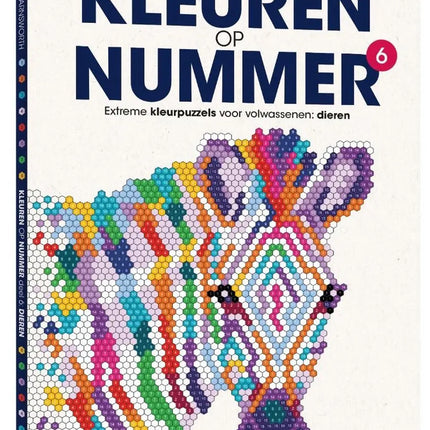 Uitgeverij MUS Kleuren op Nummer Kleurboek 6
