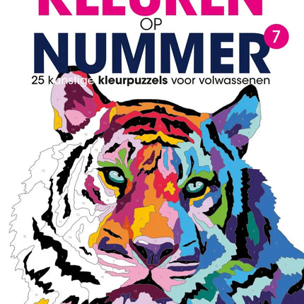 Uitgeverij MUS Kleuren op Nummer Kleurboek 7