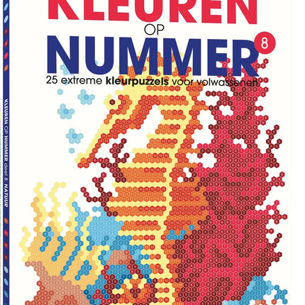 Uitgeverij MUS Kleuren op Nummer Kleurboek 8