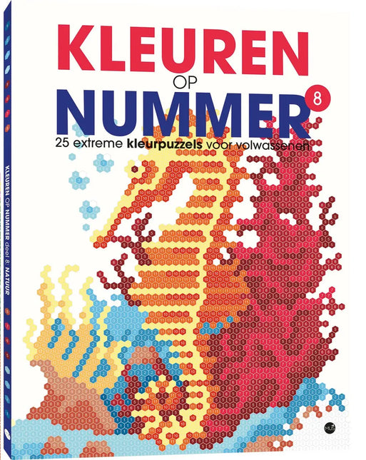 Uitgeverij MUS Kleuren op Nummer Kleurboek 8