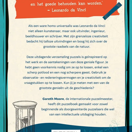 Uitgeverij MUS Mr. Brein Leonardo Da Vinci Puzzelboek