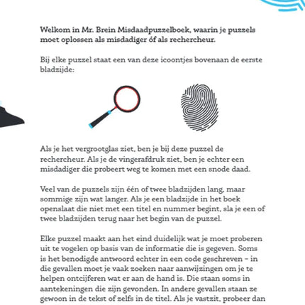 Uitgeverij MUS Mr. Brein Misdaadpuzzelboek