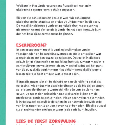 Uitgeverij MUS Mr. Brein Undercoveragent Puzzelboek