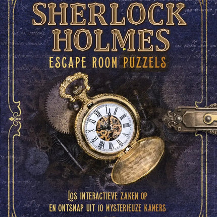 Uitgeverij MUS Sherlock Holmes Escape Room Puzzelboek - Logische Puzzels