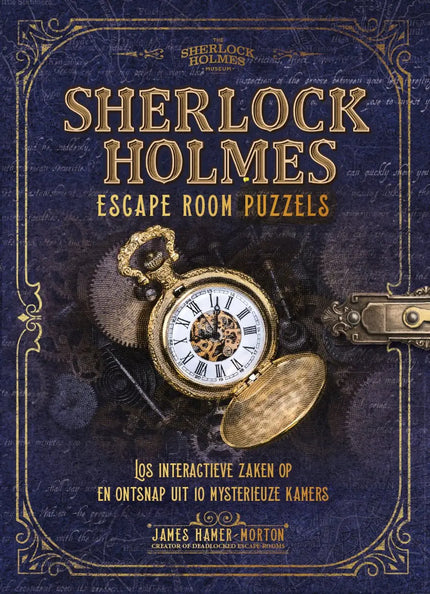 Uitgeverij MUS Sherlock Holmes Escape Room Puzzelboek - Logische Puzzels