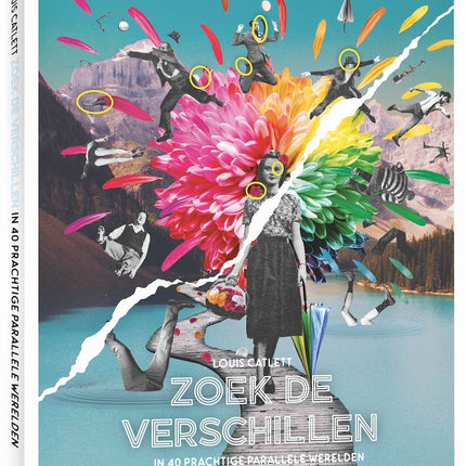 Uitgeverij MUS Zoek de Verschillen - Creatieve, Kleurrijke en Surrealistische Werelden