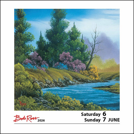 Universe Bob Ross Boxed Kalender 2026