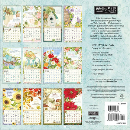 Wells st. by Lang Abundance Kalender 2026