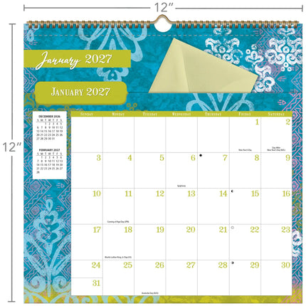 Wells st. by Lang Bohemian File It Kalender 2026