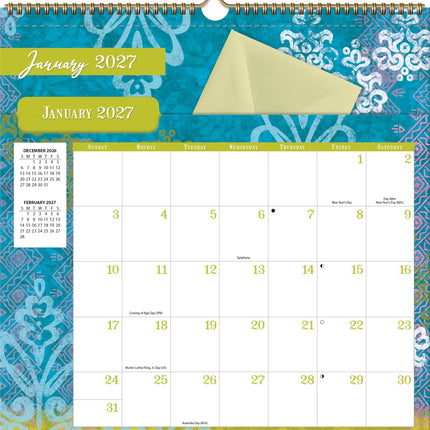 Wells st. by Lang Bohemian File It Kalender 2026