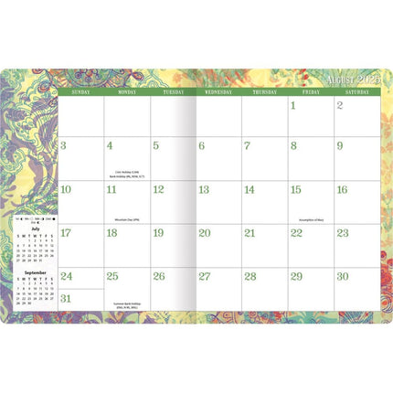 Wells st. by Lang Bohemian Maandplanner 2026 Susan Winget