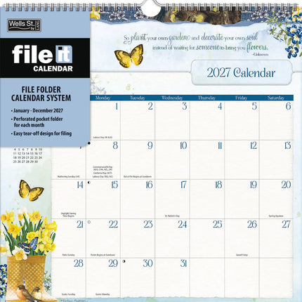 Wells st. by Lang Botanical Gardens File It Kalender 2026