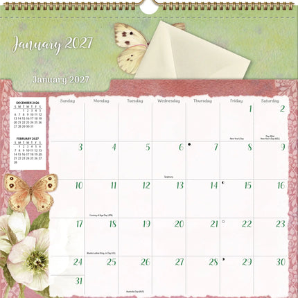 Wells st. by Lang Butterflies File It Kalender 2026