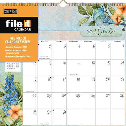 Wells st. by Lang Country Pleasures File It Kalender 2026