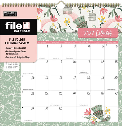 Wells st. by Lang Flora and Fauna File It Kalender 2026
