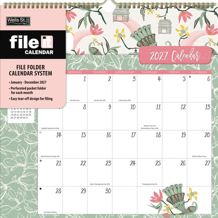 Wells st. by Lang Flora and Fauna File It Kalender 2027