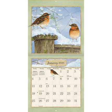 Wells st. by Lang Garden Birds Kalender 2026