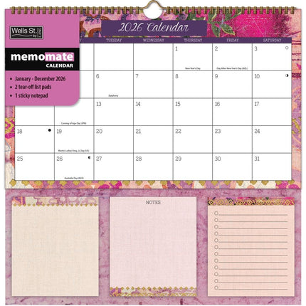 Wells st. by Lang Patina Vie Memo Kalender 2026