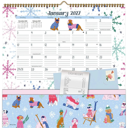 Wells st. by Lang Pawsome Pets Pocket Note Nook Kalender 2027
