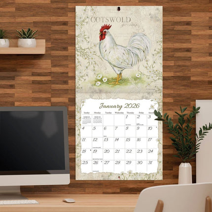 Wells st. by Lang Roosters Kalender 2026