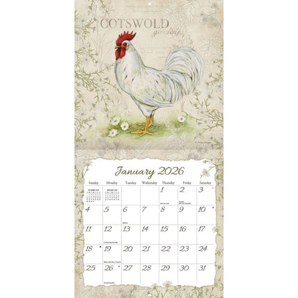 Wells st. by Lang Roosters Kalender 2026