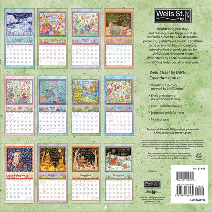 Wells st. by Lang Simply Grateful Kalender 2026