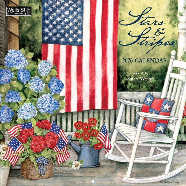 Wells st. by Lang Stars and Stripes Kalender 2026