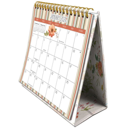 Wells st. by Lang Watercolor Wonder Easel Desk Kalender 2026