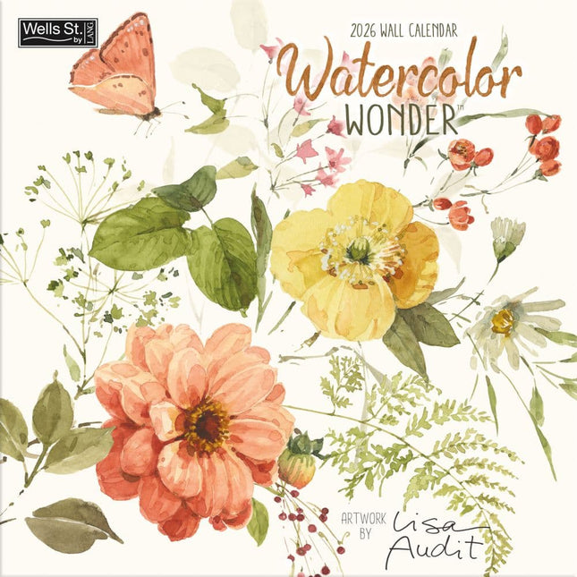 Wells st. by Lang Watercolor Wonder Kalender 2026