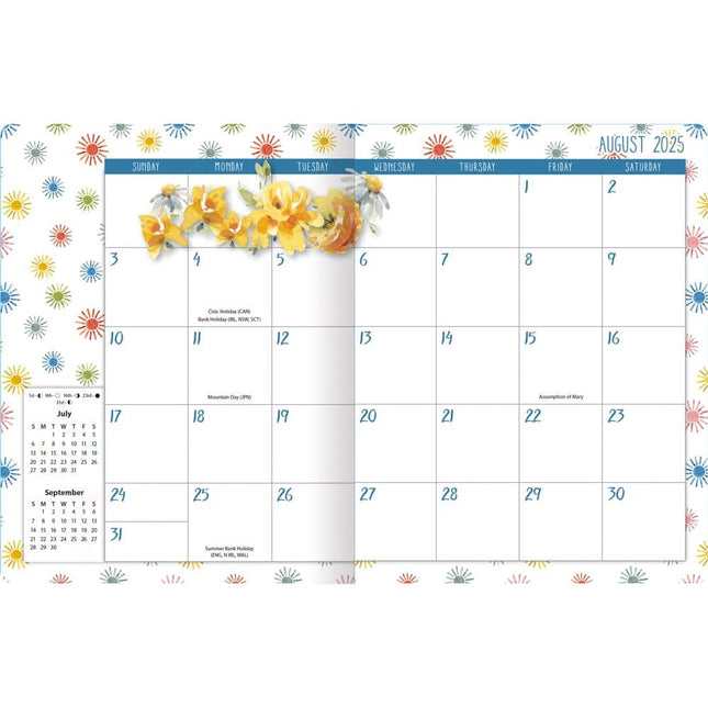 Wells st. by Lang Watercolor Wonder Maandplanner 2026 Lisa Audit