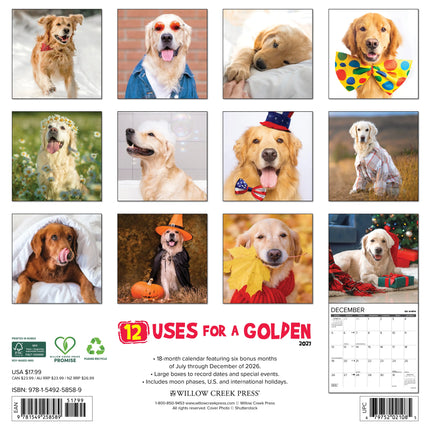 Willow Creek 12 Uses for a Golden Kalender 2027