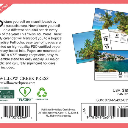 Willow Creek Ah, The Beach! Kalender 2027 Boxed