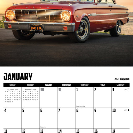 Willow Creek American Muscle Cars Kalender 2026