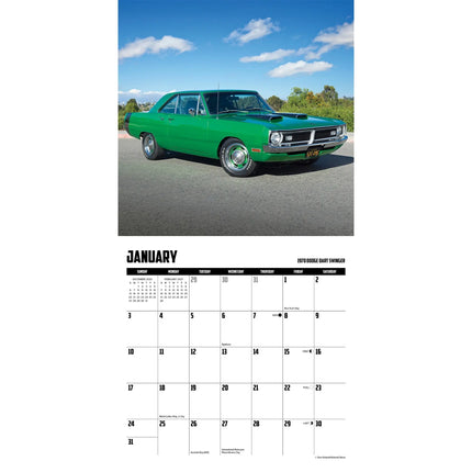 Willow Creek American Muscle Cars Kalender 2027 Mini