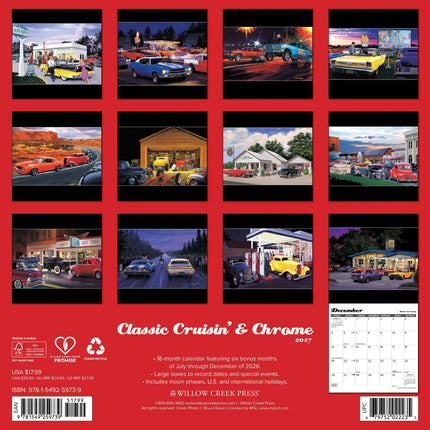 Willow Creek Amerikaanse Vintage Voertuigen Kalender 2027