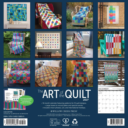 Willow Creek Art of the Quilt Kalender 2027