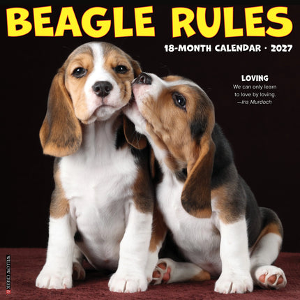 Willow Creek Beagle Rules Kalender 2027