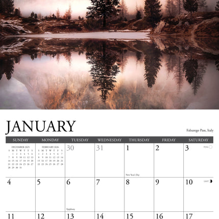 Willow Creek Bergzicht Kalender 2026