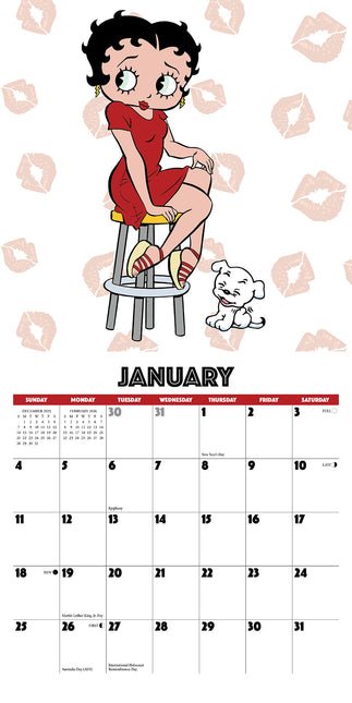 Willow Creek Betty Boop Kalender 2026 Mini