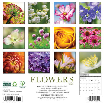 Willow Creek Bloemen Kalender 2026