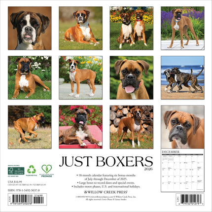 Willow Creek Boxer Kalender 2027