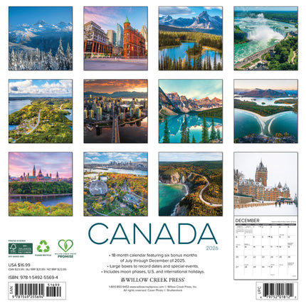 Willow Creek Canada Kalender 2026