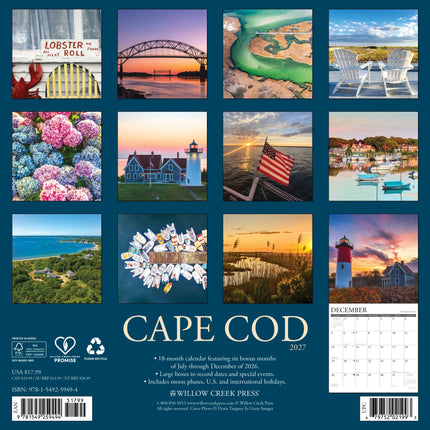 Willow Creek Cape Cod Kalender 2027
