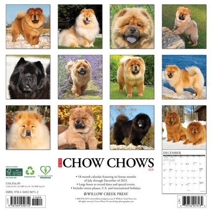 Willow Creek Chow Chow Kalender 2026