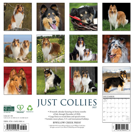 Willow Creek Collie - Schotse Herder Kalender 2026