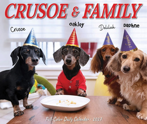 Willow Creek Crusoe de Teckel Scheurkalender 2027 Boxed